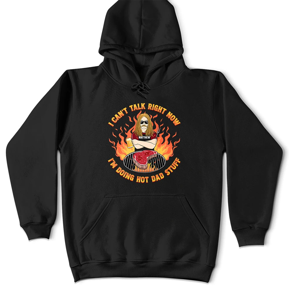 Doing Hot Dad Stuff - Personalized T Shirt