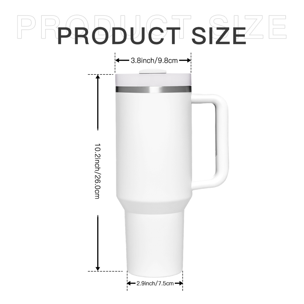 Best Dad Ever - Gift For Dad - Personalized 40oz Tumbler With Straw