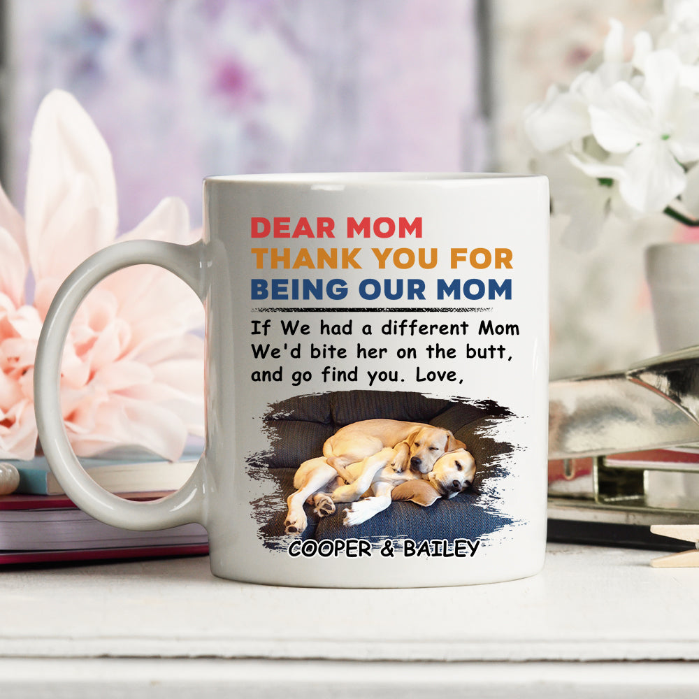 Bite The Butt - Gift For Dog Lovers - Personalized Mug