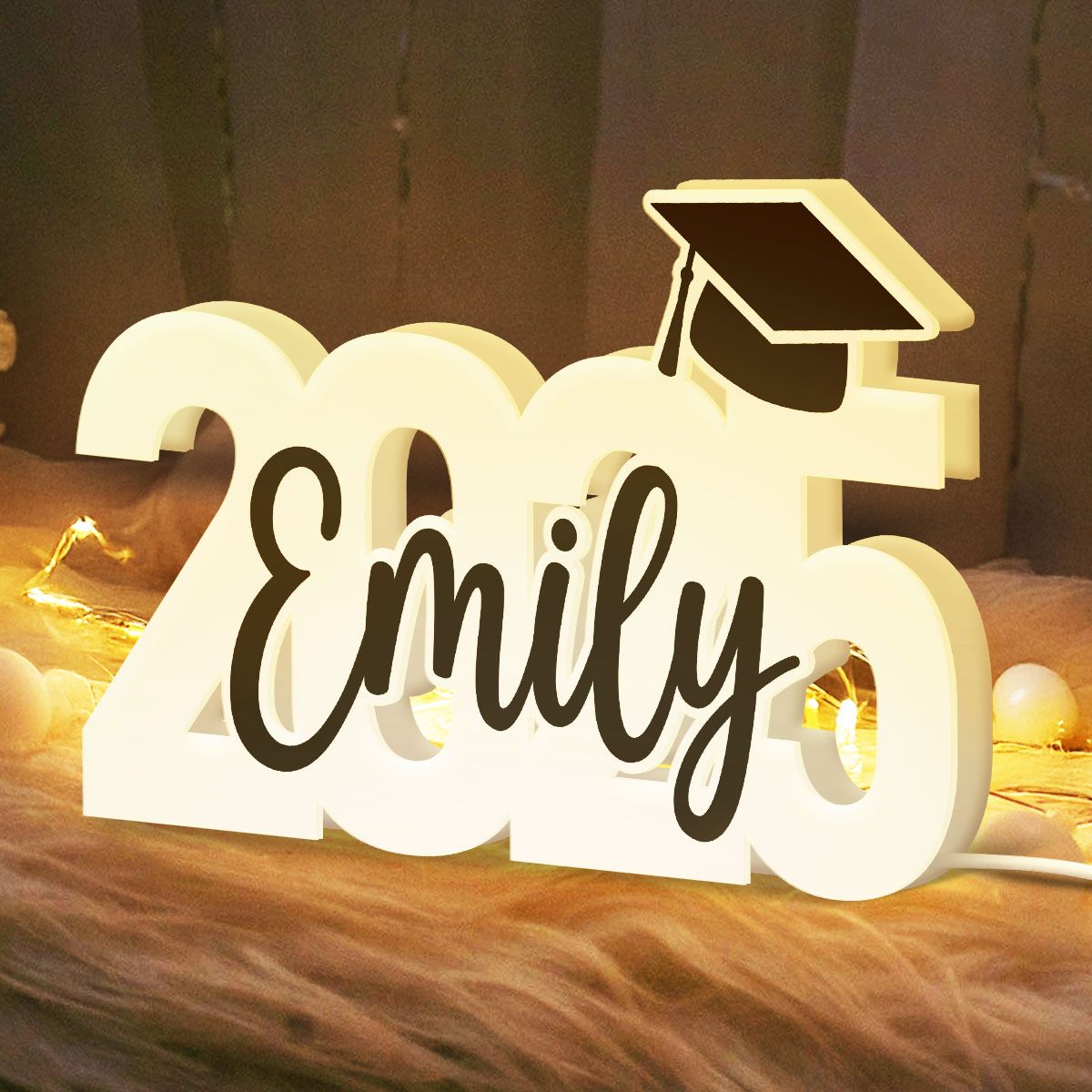 Class Of 2025 Graduation Personalized Light Box, Graduation Gift, Graduation Party Decoration
