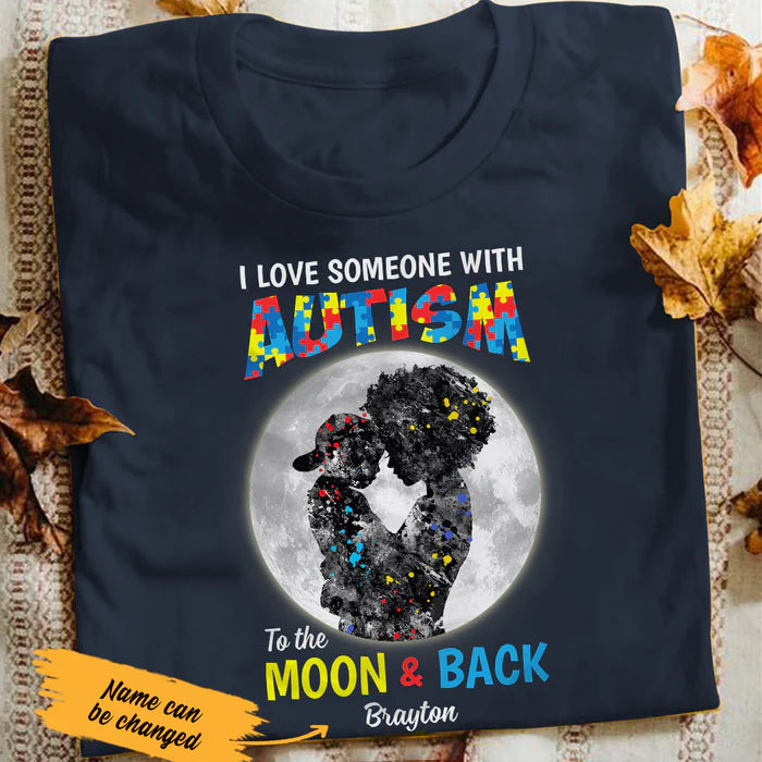 Personalized Autism Mom BWA T Shirt