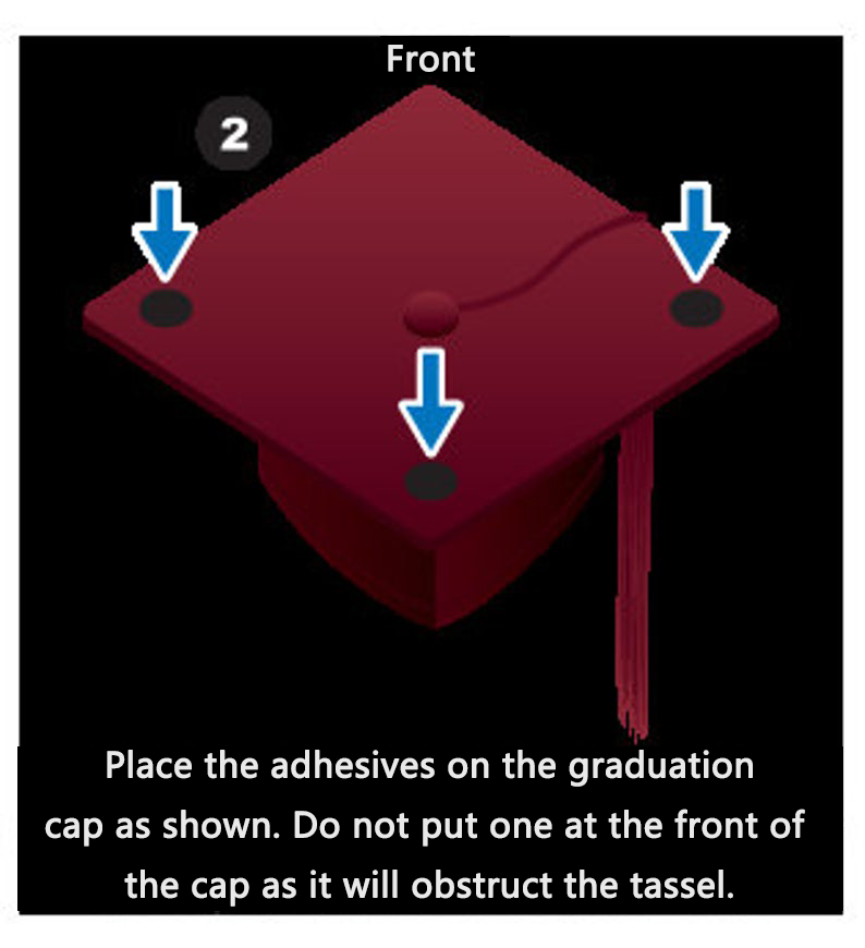 Nelson Mandela Grad Cap Tassel Topper