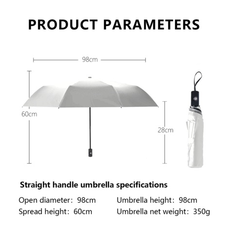 Leopard Shirt Dog Mom Personalized Automatic Folding Umbrella