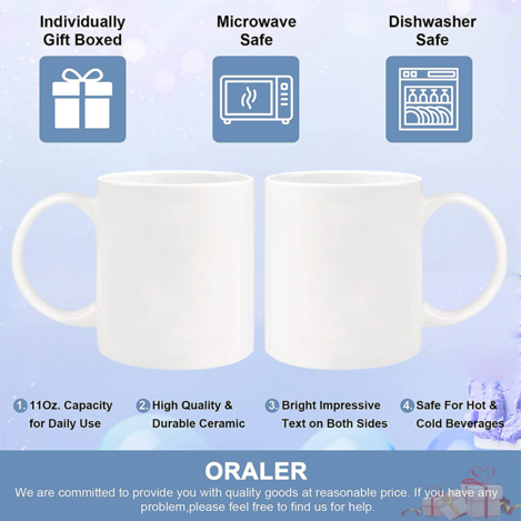 Dear Dad Grandpa Mom Grandma Great Job We're Awesome Thank You - Father Gift - Personalized Custom Mug (Double-sided Printing)