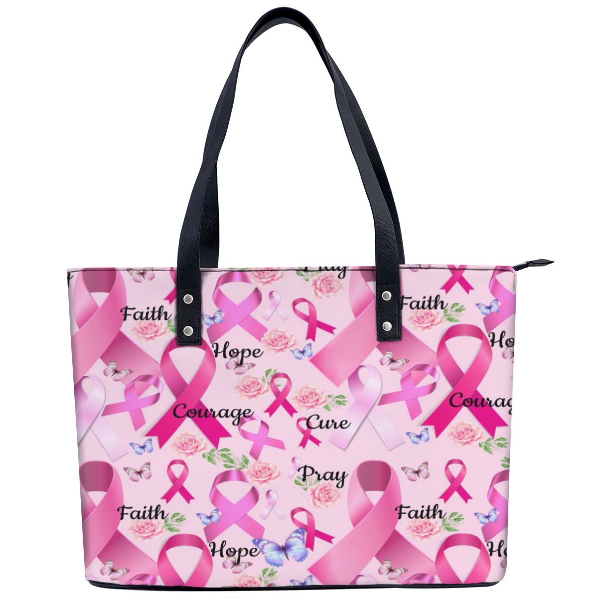 Pink Ribbon Breast Cancer Shoulder Bag No.VCT5VP