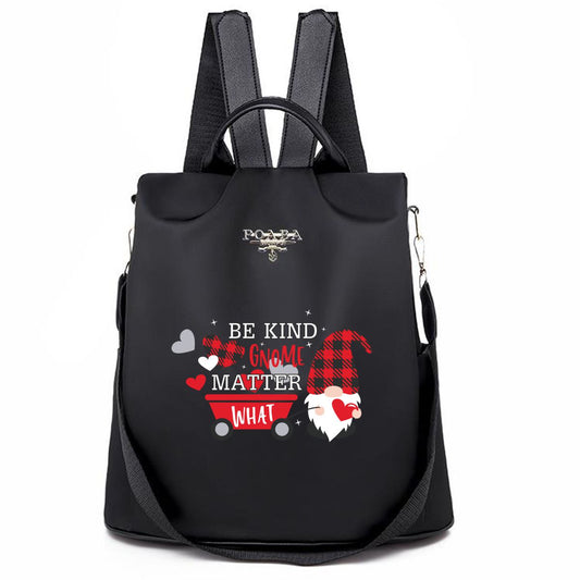 Be Kind Gnome Matter What Backpack No.G4GRGL