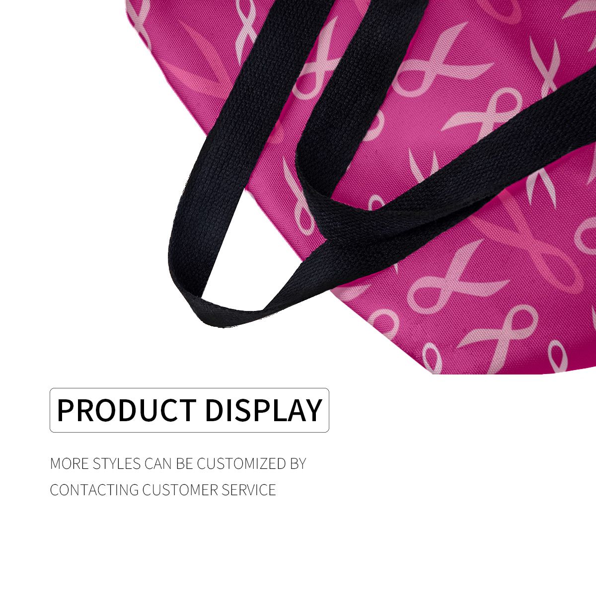 PINK BREAST CANCER RIBBONS Canvas Bag No.3NK2H7